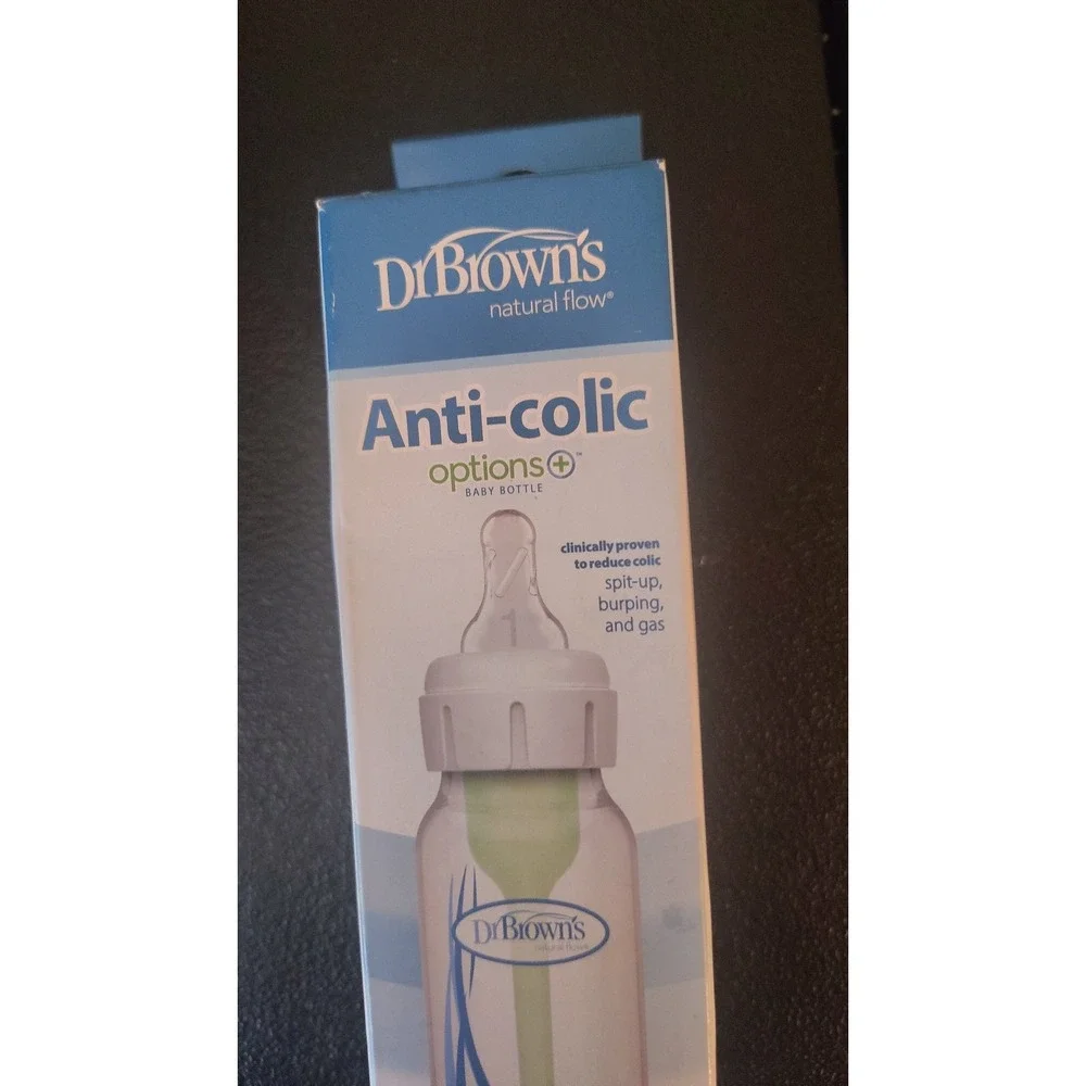 Dr. Browns Natural Flow Options+ Anti-Colic Baby‎ Bottle 4oz 120ml Narrow Neck